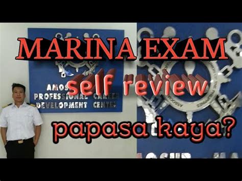 marina licensure exam|Exam Question .
